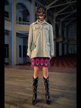 Load image into Gallery viewer, MINI KNIT SKIRT(PINK)