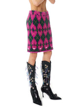 Load image into Gallery viewer, MINI KNIT SKIRT(PINK)