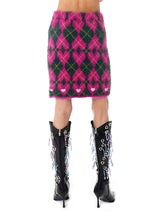 Load image into Gallery viewer, MINI KNIT SKIRT(PINK)