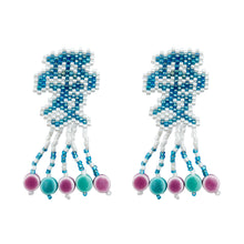Load image into Gallery viewer, "LOVE" CERAMIC BEADING EARRINGS