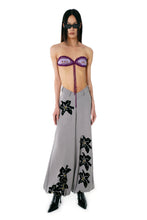 Load image into Gallery viewer, BEADED FLOCKING SPORT V-WAIST PANTS (GREY)