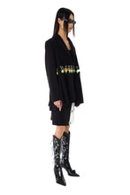 Load image into Gallery viewer, SAFETY PINS  SUIT JACKET (BLACK)