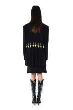 Load image into Gallery viewer, SAFETY PINS  SUIT JACKET (BLACK)