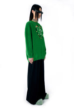 Load image into Gallery viewer, GREEN "LOVE"SWEATER