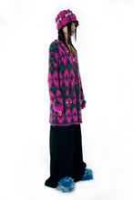 Load image into Gallery viewer, DIAMOND HEART SHAPE CARDIGAN (PINK)