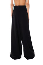 Load image into Gallery viewer, HIGH WAIST WIDE TROUSERS (BLUE)