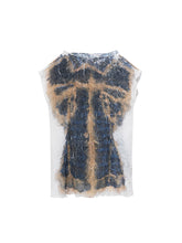 Load image into Gallery viewer, PLEATED FEATHER PRINT TOP