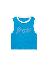 Load image into Gallery viewer, RHINESTONE-LOGO TANK TOP