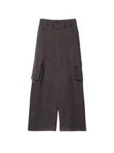 Load image into Gallery viewer, V-WAIST CARGO SWEATPANTS (GREY)