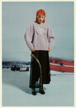 Load image into Gallery viewer, BEADING HEART SHAPE KNITWEAR (PURPLE)