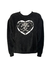 Load image into Gallery viewer, BEADING HEART SHAPE KNITWEAR (BLACK)