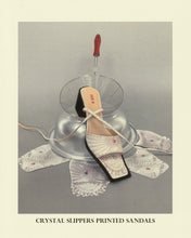 Load image into Gallery viewer, CRYSTAL SLIPPERS PRINTED SANDALS