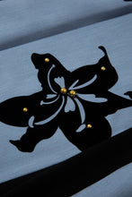 Load image into Gallery viewer, HIGH WAIST WIDE TROUSERS (BLUE)