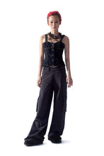 Load image into Gallery viewer, V-WAIST CARGO SWEATPANTS (GREY)