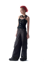 Load image into Gallery viewer, V-WAIST CARGO SWEATPANTS (GREY)