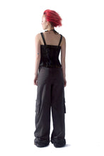 Load image into Gallery viewer, V-WAIST CARGO SWEATPANTS (GREY)