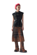 Load image into Gallery viewer, "BIJOUX" TARTAN STRAPLESS TULLE DRESS