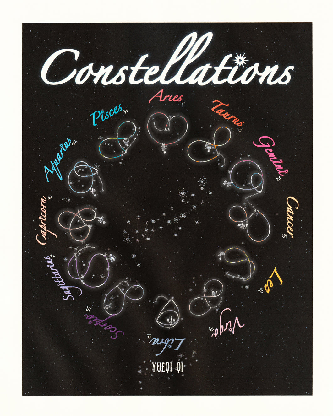 Constellations Beaded Necklace