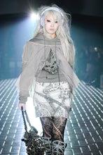 Load image into Gallery viewer, Feline Airbrush Pocket Skirt
