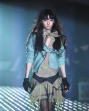 Load image into Gallery viewer, Garter Belt Laser Love Mini Skirt
