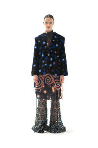 POLKA DOT SPREAD COLLAR JACKET