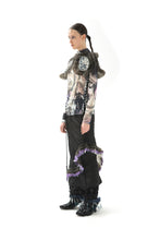 Load image into Gallery viewer, LASER CUT SEQUIN MIDI SKIRT

