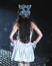 Load image into Gallery viewer, Alcantara Leopard Feline Laser Love Headpiece
