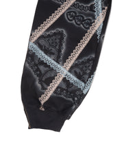 Load image into Gallery viewer, Limited Capsule - Airbrushed Lace Motif Track Pants (Black)
