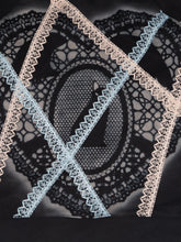 Load image into Gallery viewer, Limited Capsule - Airbrushed Lace Motif Hoodie (Black)

