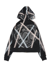 Load image into Gallery viewer, Limited Capsule - Airbrushed Lace Motif Hoodie (Black)
