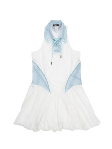 Devil Collar Football Jersey Dress