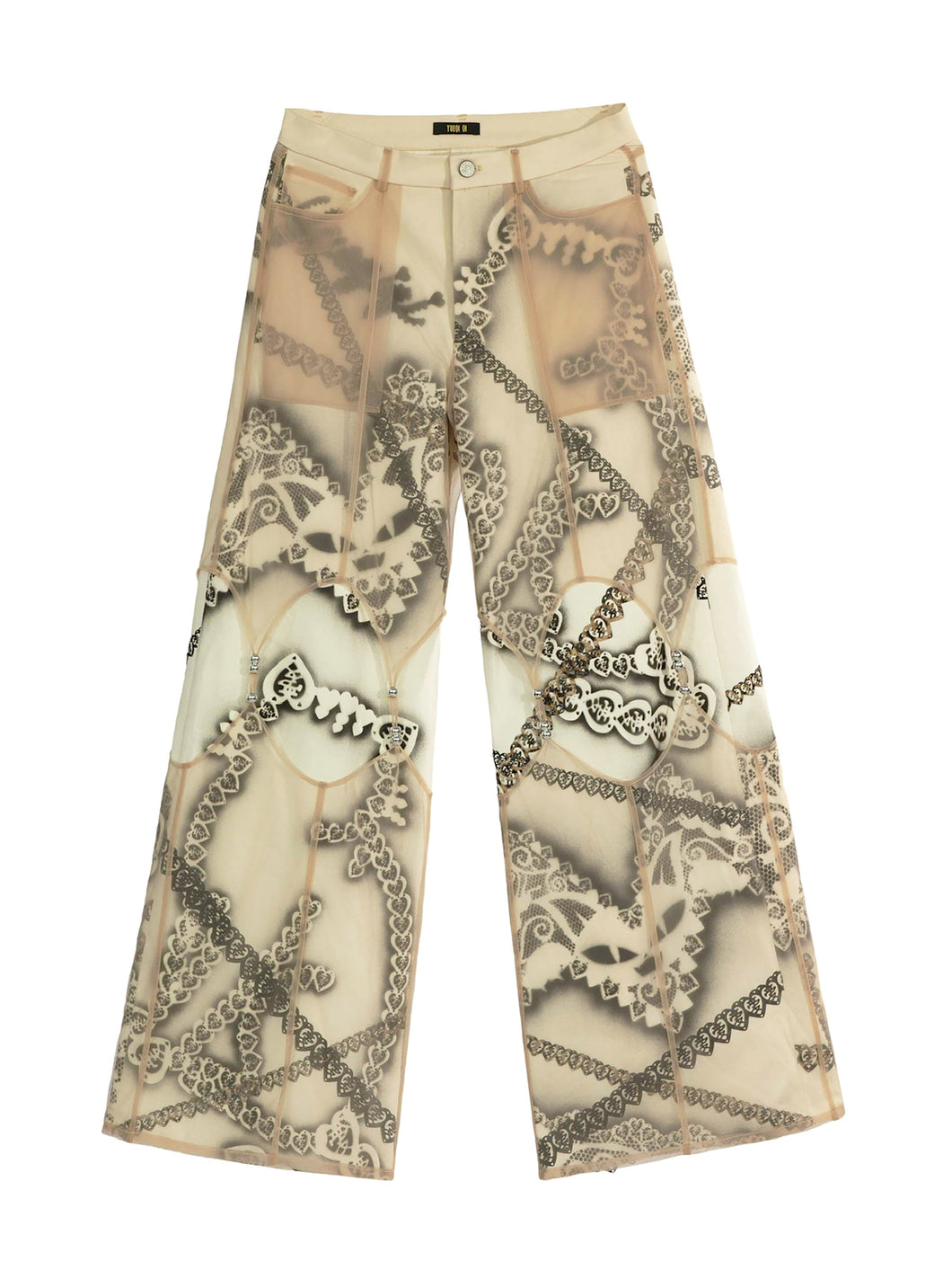 Feline Airbrush Hourglass Jeans