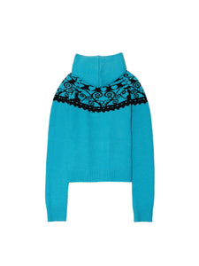 Fair Isle Sweater (Blue)
