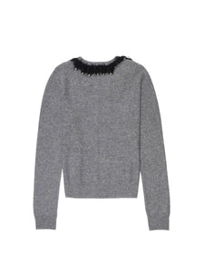 Feline Airbrush Cardigan (Grey)