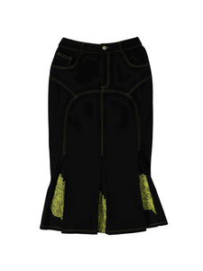 Laser Love Pleated Maxi Skirt