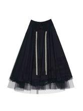 Load image into Gallery viewer, Garter Belt Laser Love Feline Skirt
