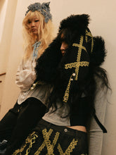Load image into Gallery viewer, Feline Laser Love Ushanka
