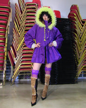 Load image into Gallery viewer, Skirted Parka (Purple)
