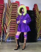 Load image into Gallery viewer, Skirted Parka (Purple)
