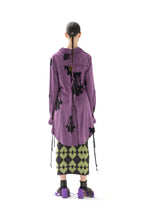 Load image into Gallery viewer, PURPLE SUEDE CHANDELIER SHIRT

