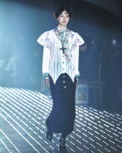 Load image into Gallery viewer, Black Curtain Skirt
