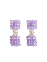 Load image into Gallery viewer, PURPLE JADE EARRINGS
