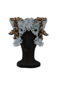 Alcantara Leopard Feline Laser Love Headpiece