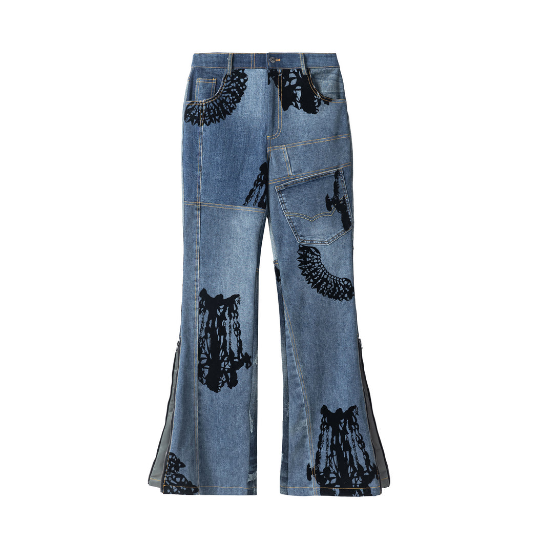 UPCYCLED FLARE JEANS
