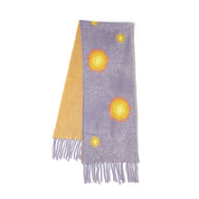 Load image into Gallery viewer, PURPLE SOLAR DOT SCARF
