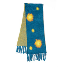 Load image into Gallery viewer, BLUE SOLAR DOT SCARF
