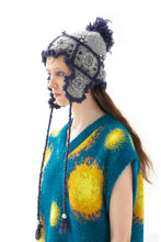 Load image into Gallery viewer, BEADED CROCHET BOBBLE BEANIE
