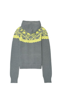 Fair Isle Sweater (Grey)