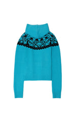 Load image into Gallery viewer, Fair Isle Sweater (Blue)
