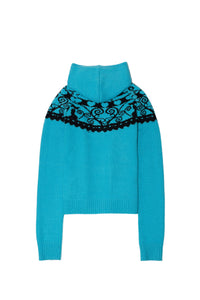 Fair Isle Sweater (Blue)